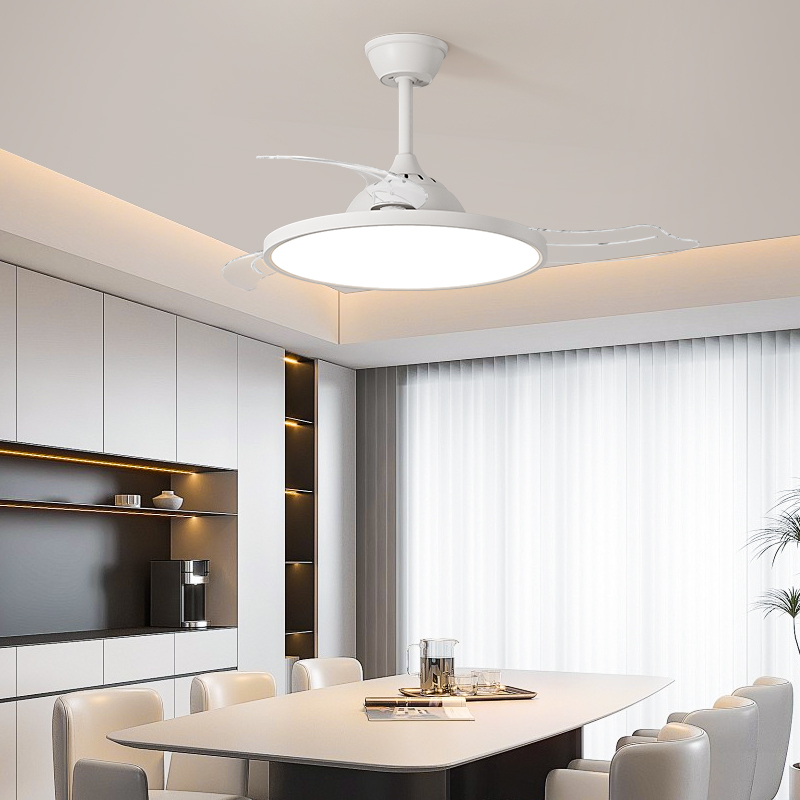 全光谱护眼风扇灯餐厅卧室吊扇灯一体环绕光