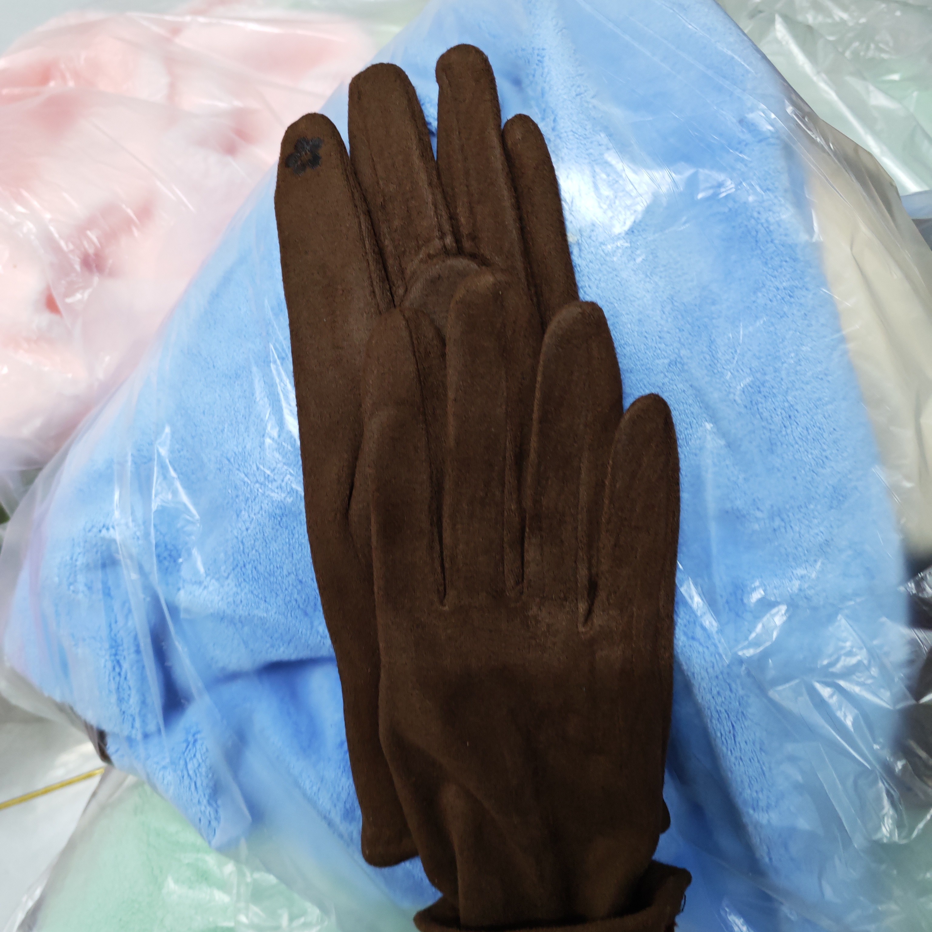 女款加厚透气分指款女男女通用舒适手套常规款厚款