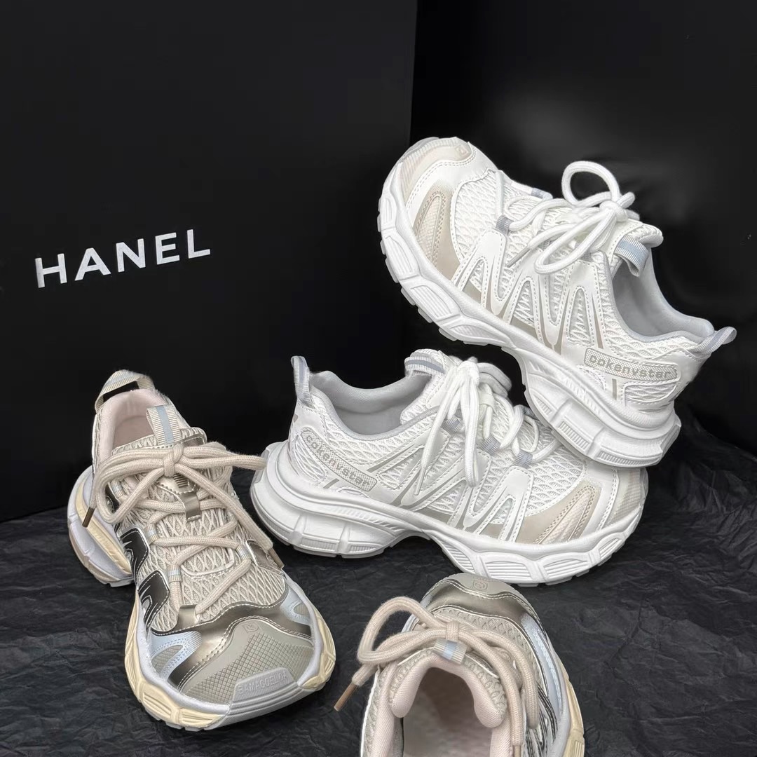 百搭鞋子夏季网红时尚学生老爹鞋网面运动鞋韩版女鞋6552