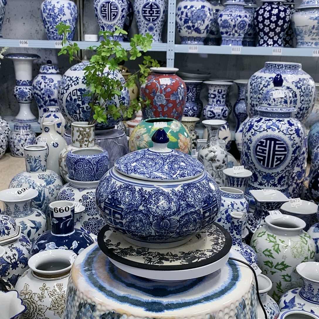 【闪购商品】摆件猪油罐瓷器摆件………………………………