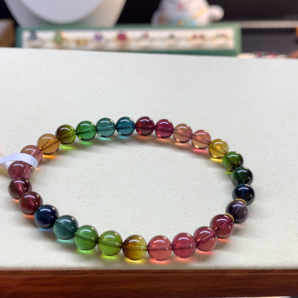 【闪购商品】碧玺手串未镶嵌妞*老矿色标6.8mm