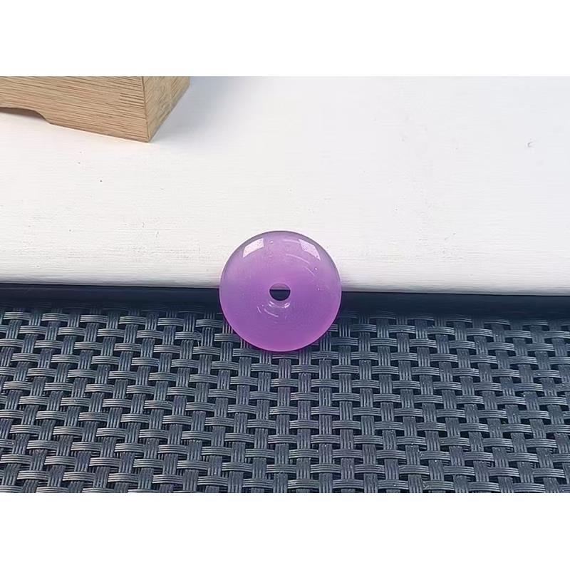 （聚宝严选）1000紫小平安扣吊坠精致气质妈妈款时尚精美