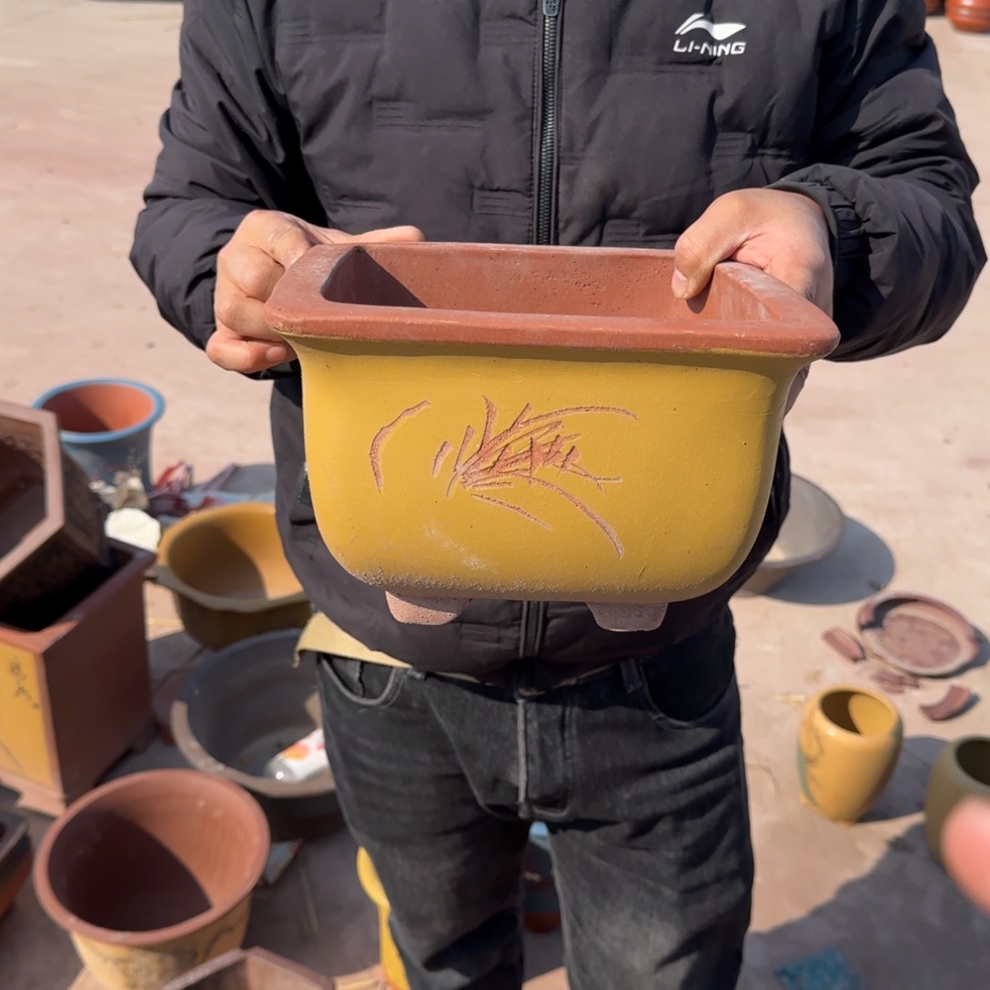 紫砂花盆口径18.13口径