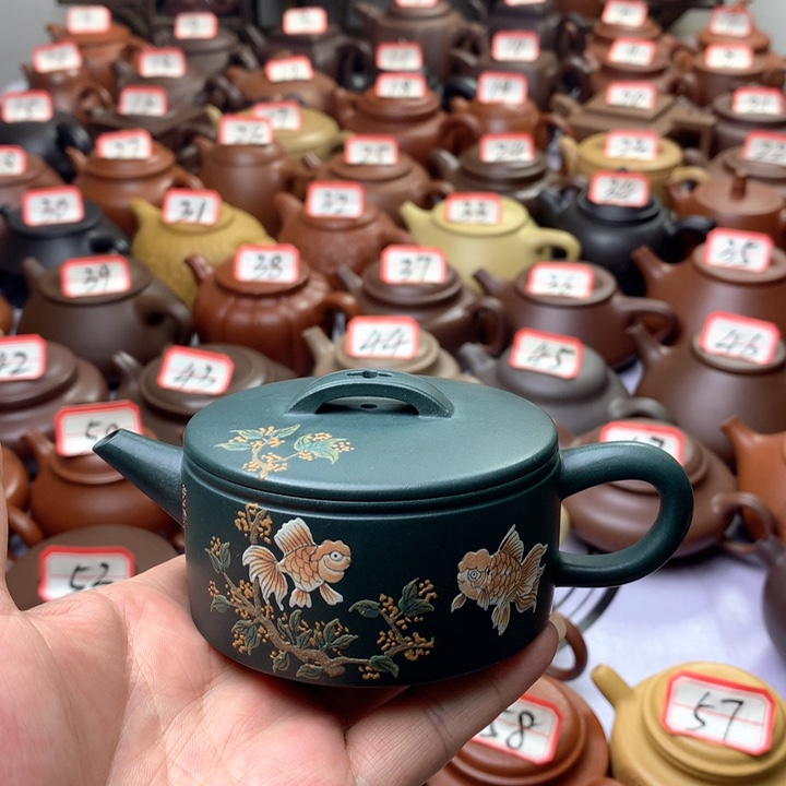 紫砂茶壶微瑕独孔