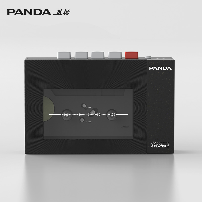 熊猫W10新品立体声磁带播放机随身听卡带单放老式复古蓝牙高音质