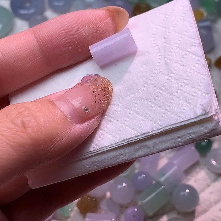 翡翠散珠翡翠桶珠7