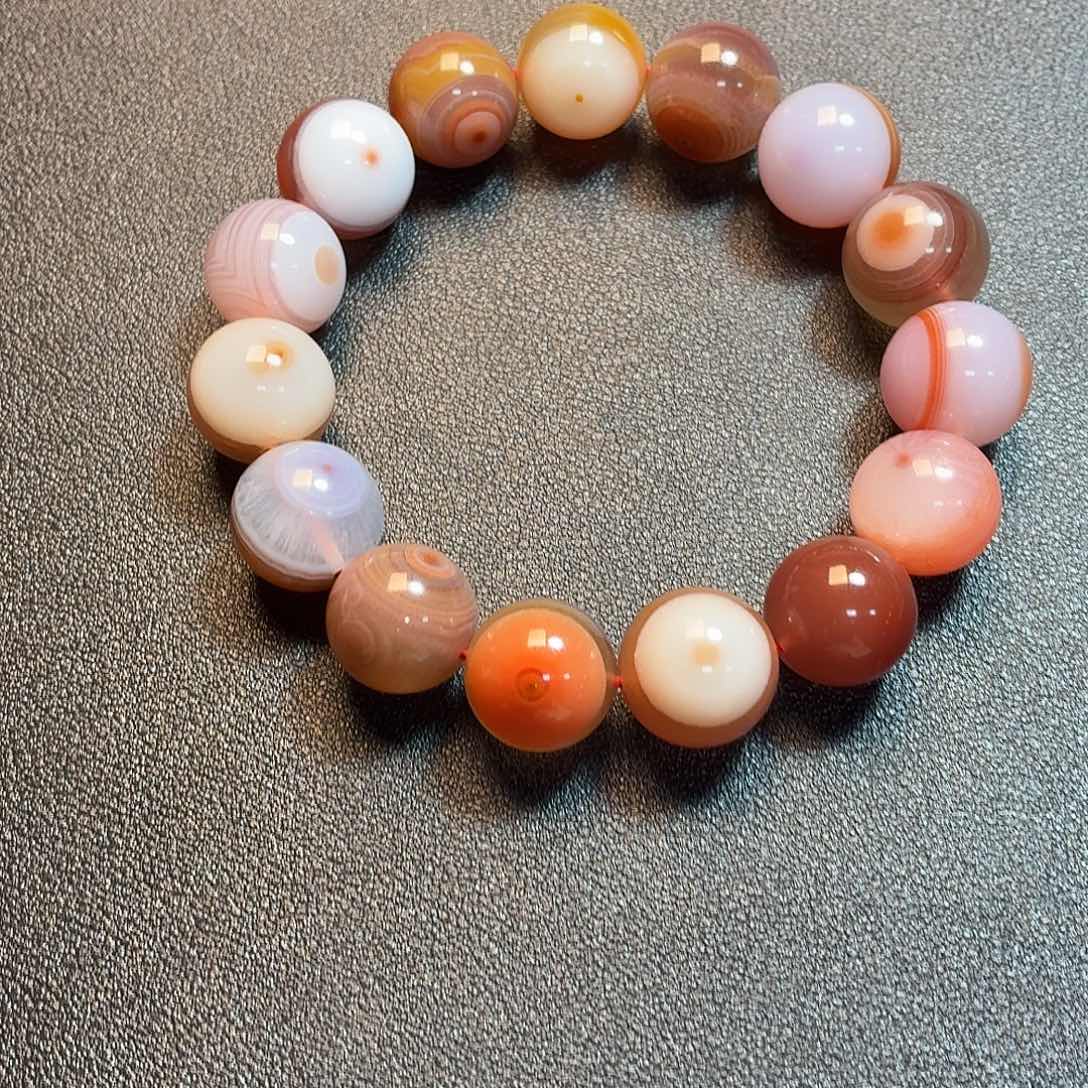 ****牛南红玛瑙未镶嵌手串