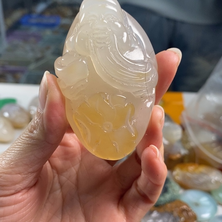 玛瑙/玉髓吊坠(不含链)未镶嵌