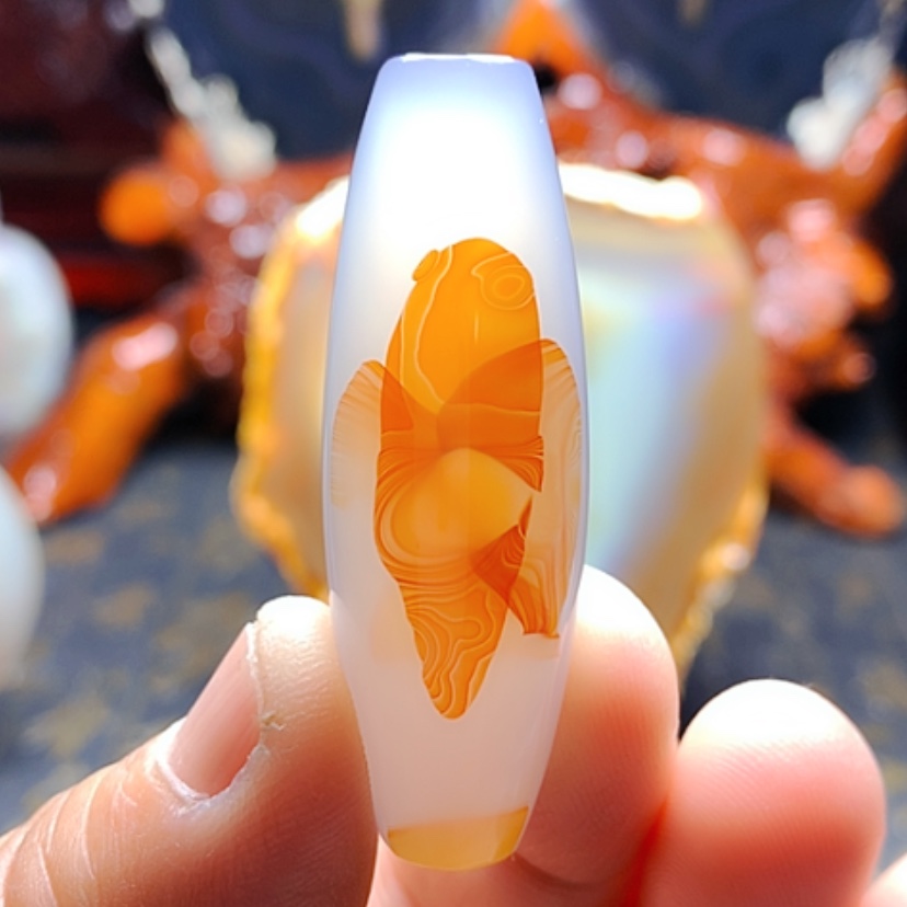 【闪购商品】玛瑙/玉髓颈饰未镶嵌随**玉