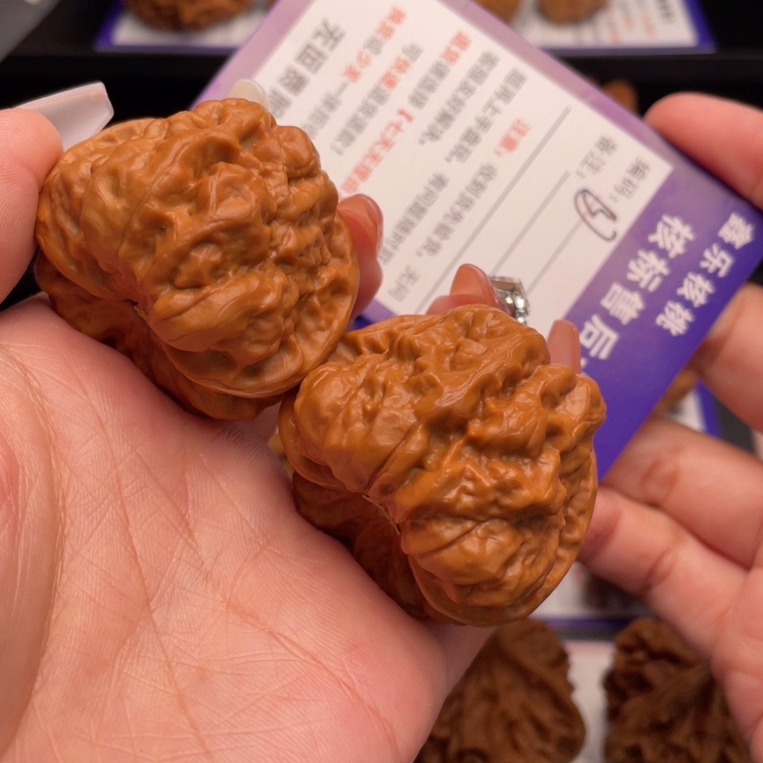 文玩核桃把件开背蛙41