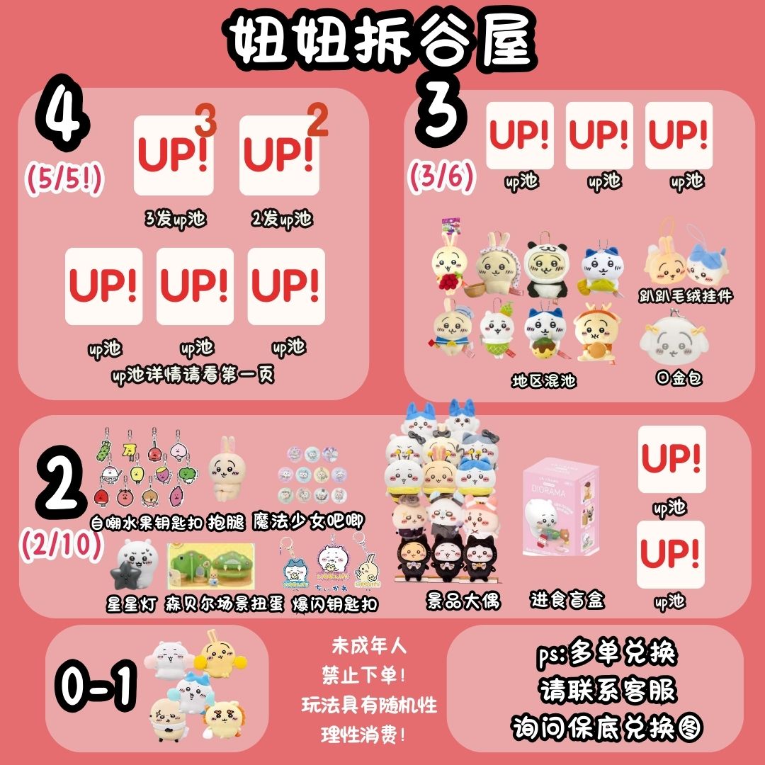 【Chiikawa拆卡毛绒8.0】毛绒盲盒