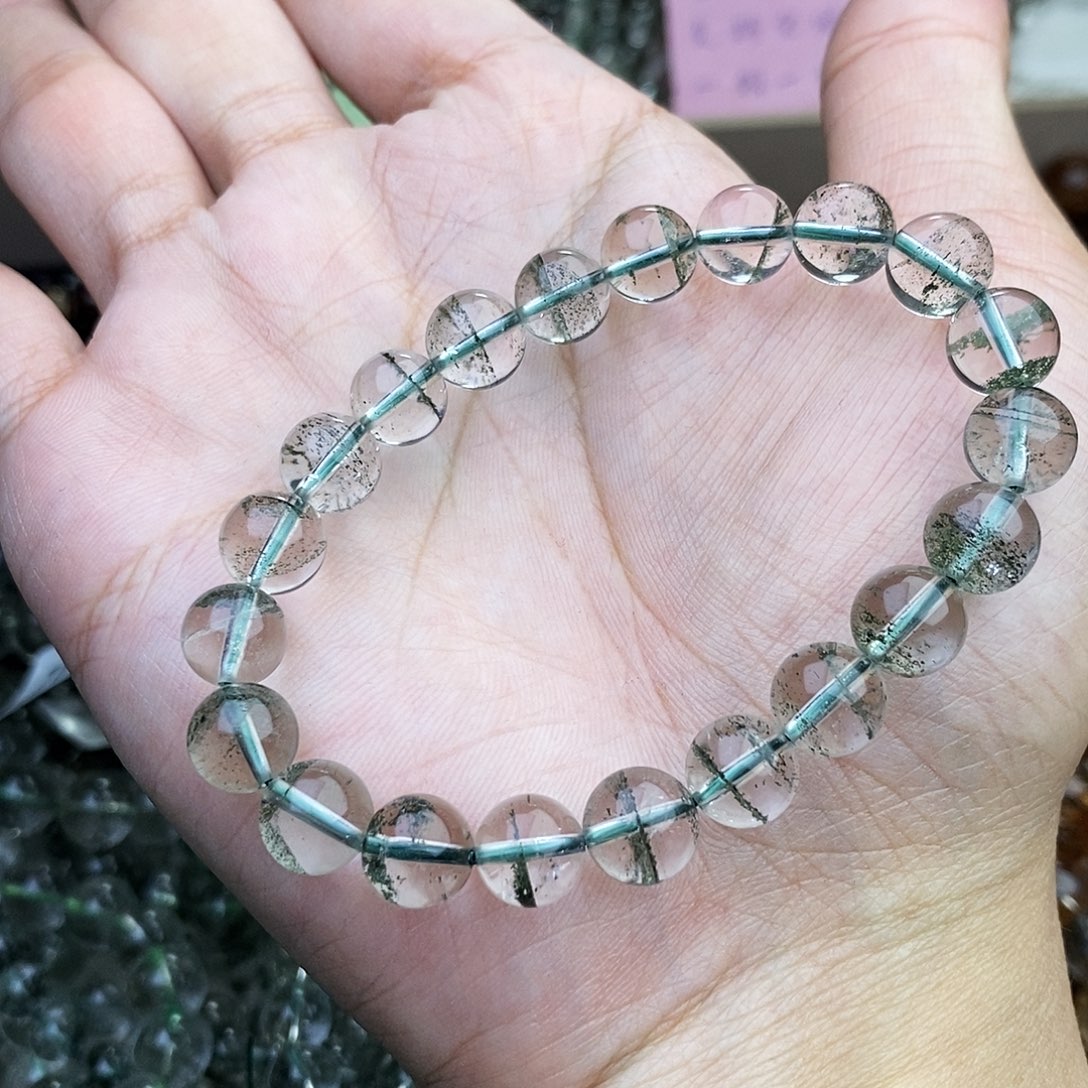 三***叶未镶嵌水晶手链卡9