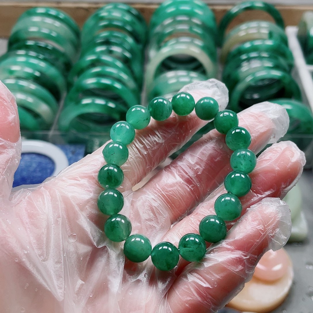 石英质玉手串未镶嵌媚*