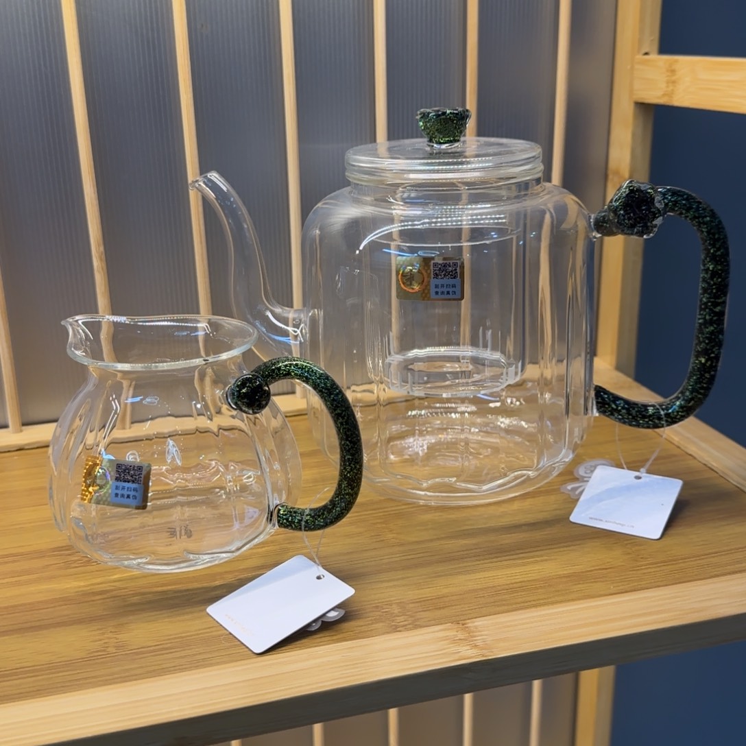 千***将禾器莲君壶黑金➕莲君公道杯黑金