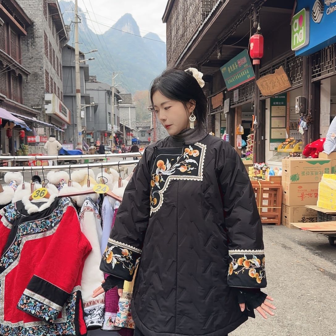 小***扬湘西苗族刺绣加厚