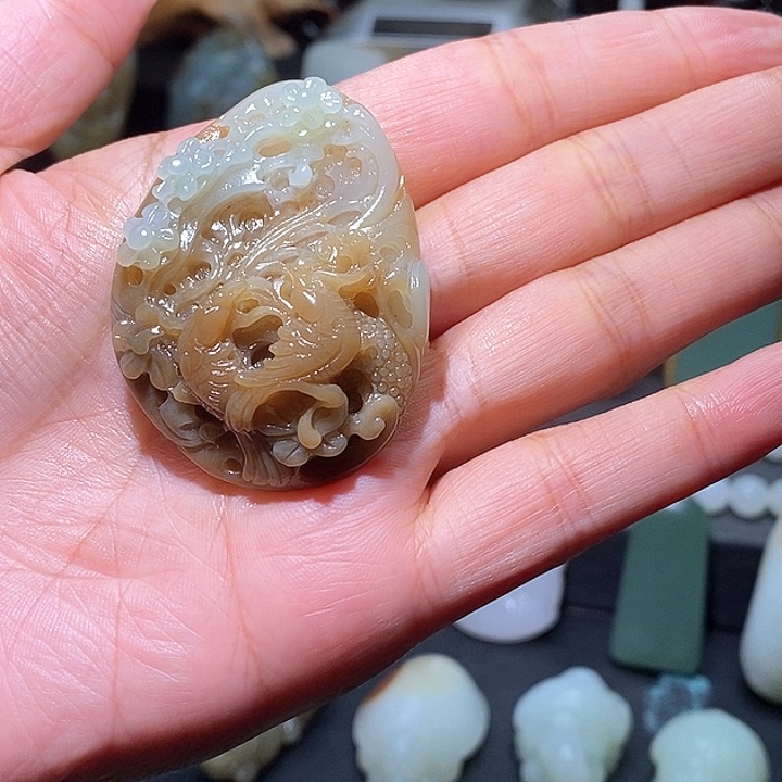 和田玉挂件未镶嵌