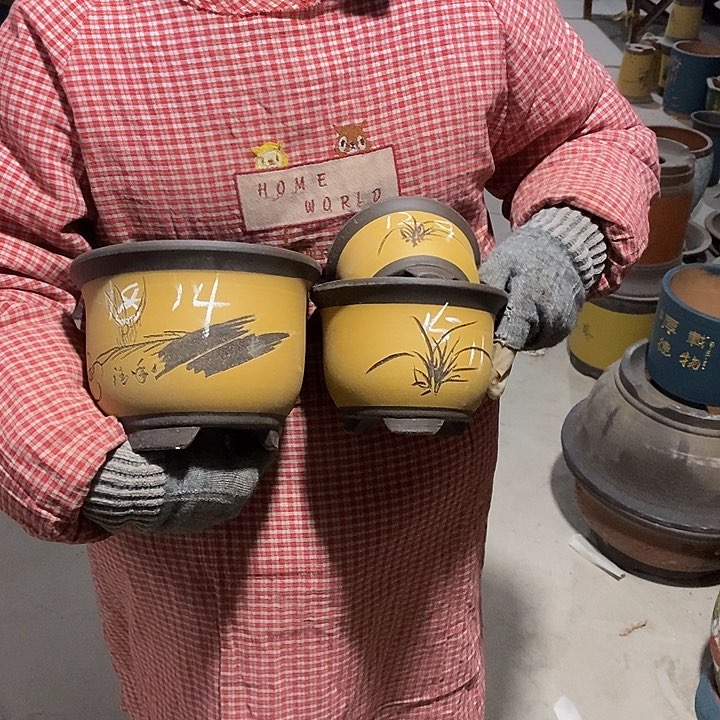 紫砂花盆紫砂花盆