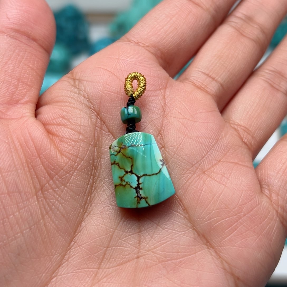 绿松石珠宝奇石未镶嵌