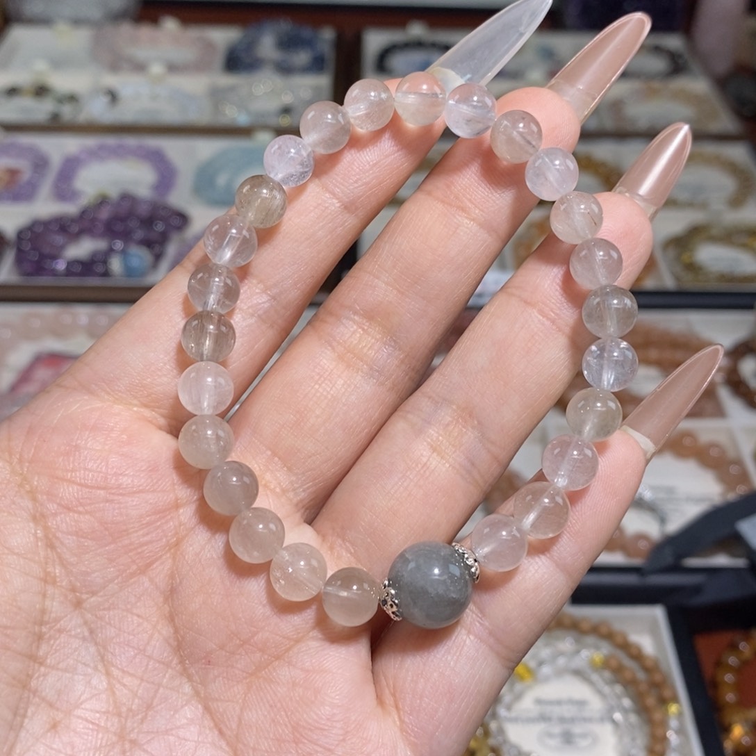 手串水晶未镶嵌兔毛