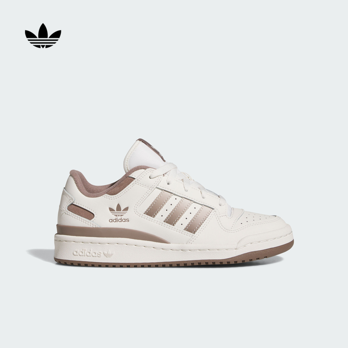 阿迪达斯三叶草 FORUM LOW CL休闲篮球板鞋女新款 adidas JI3257