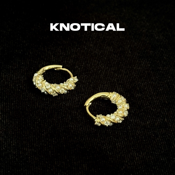 KNOTICAL｜简约珍珠耳环 小众时尚复古法式