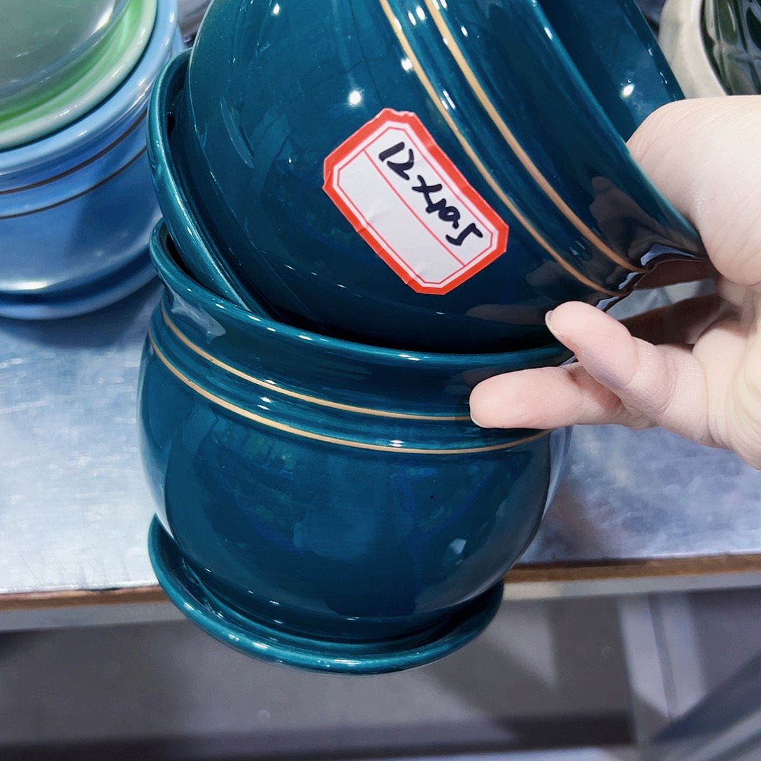 外贸尾单陶瓷花盆凑单10米包邮