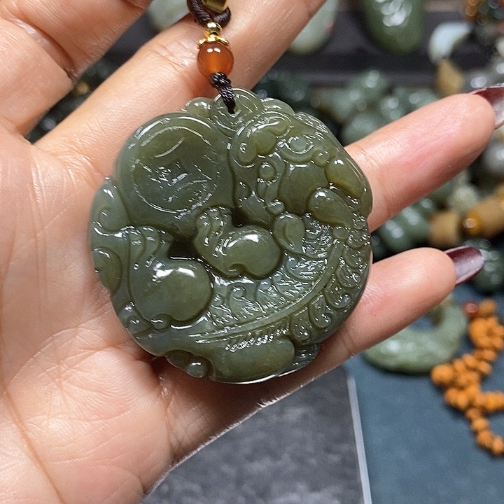 和田玉挂件未镶嵌