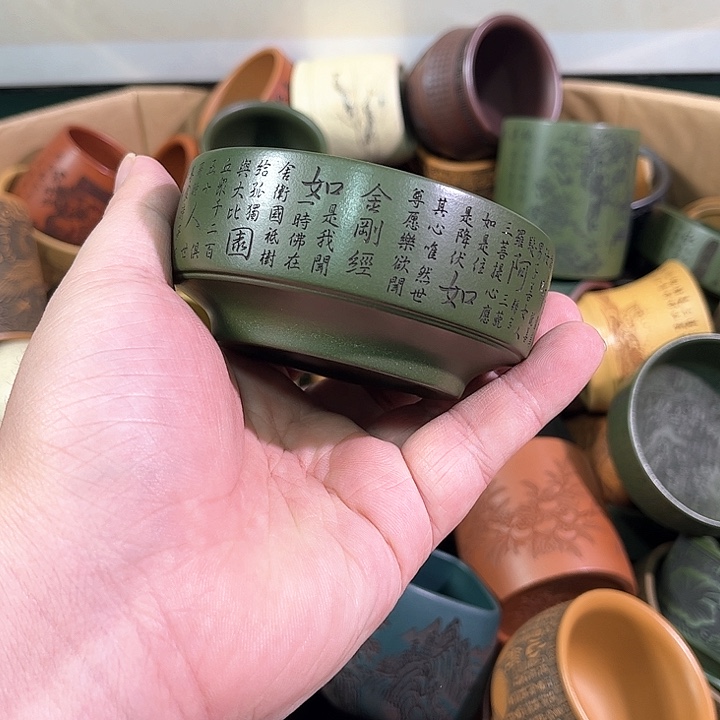 茶杯紫砂全手工紫砂主人杯