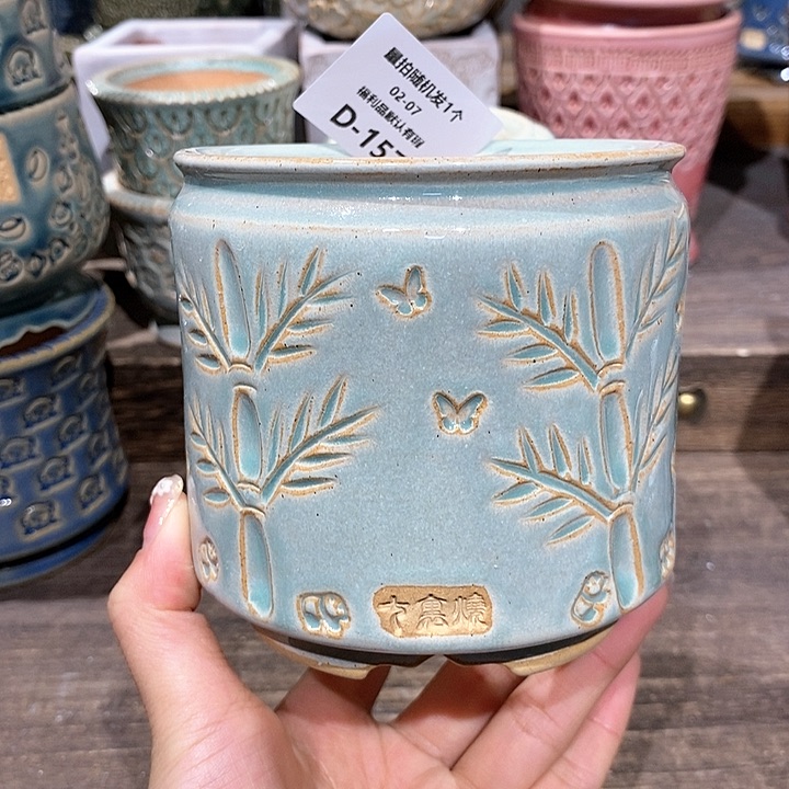 七里烧花盆2-7-157口径8