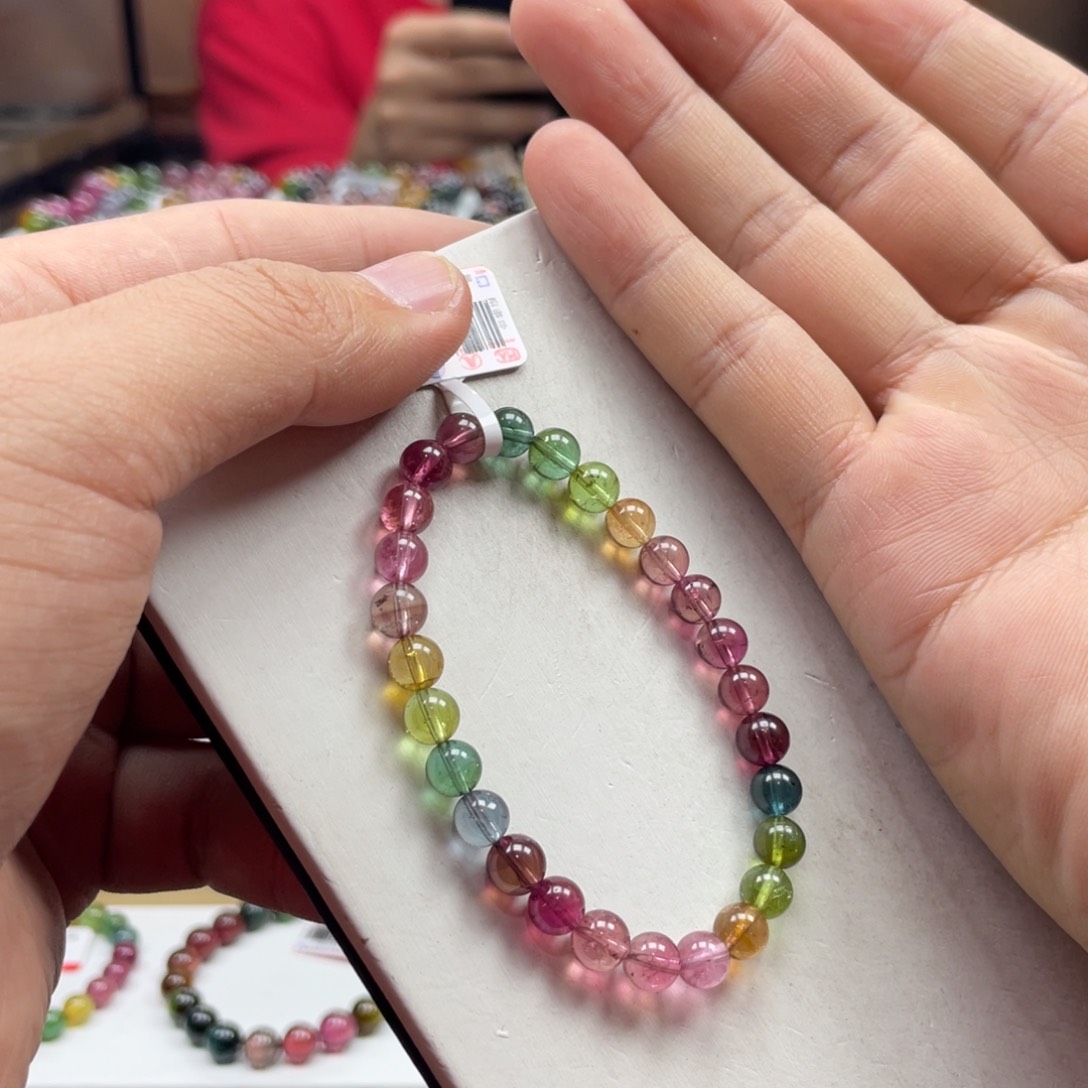 碧玺手串未镶嵌6.5mm.mmmmmmmmmm