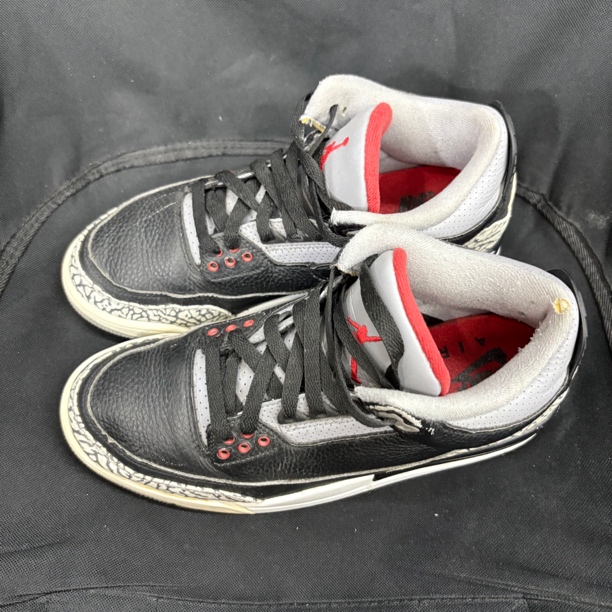 tx/41码无原盒/aj3黑水泥/47382/篮球鞋