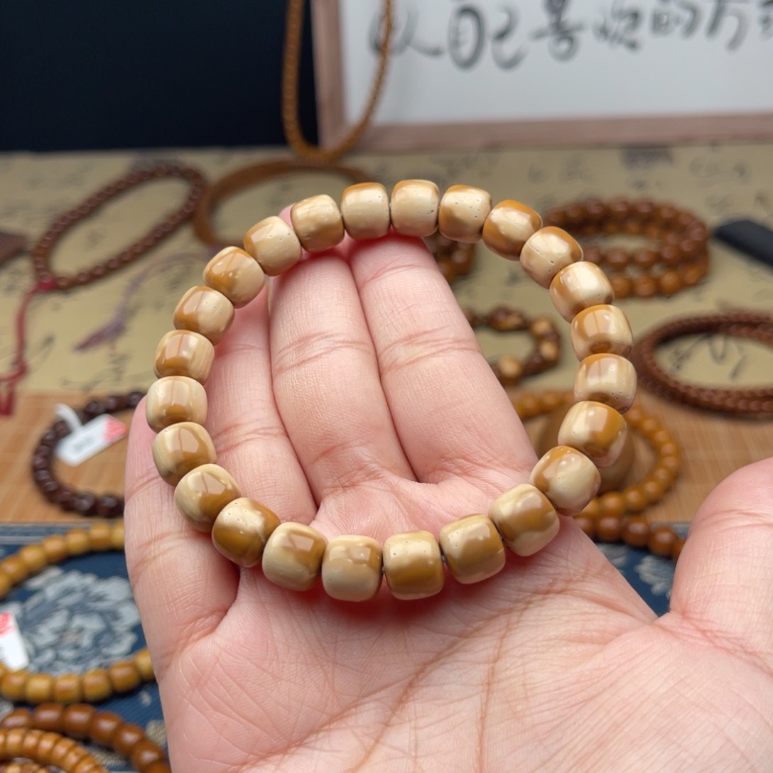 紫金鼠手串实心花皮老型10