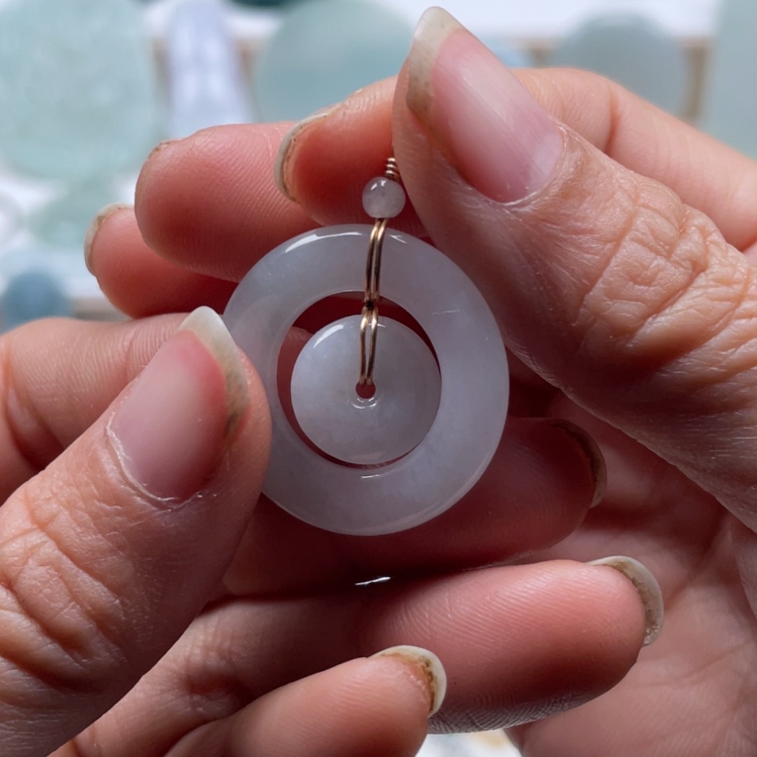 翡翠未镶嵌颈饰天然翡翠