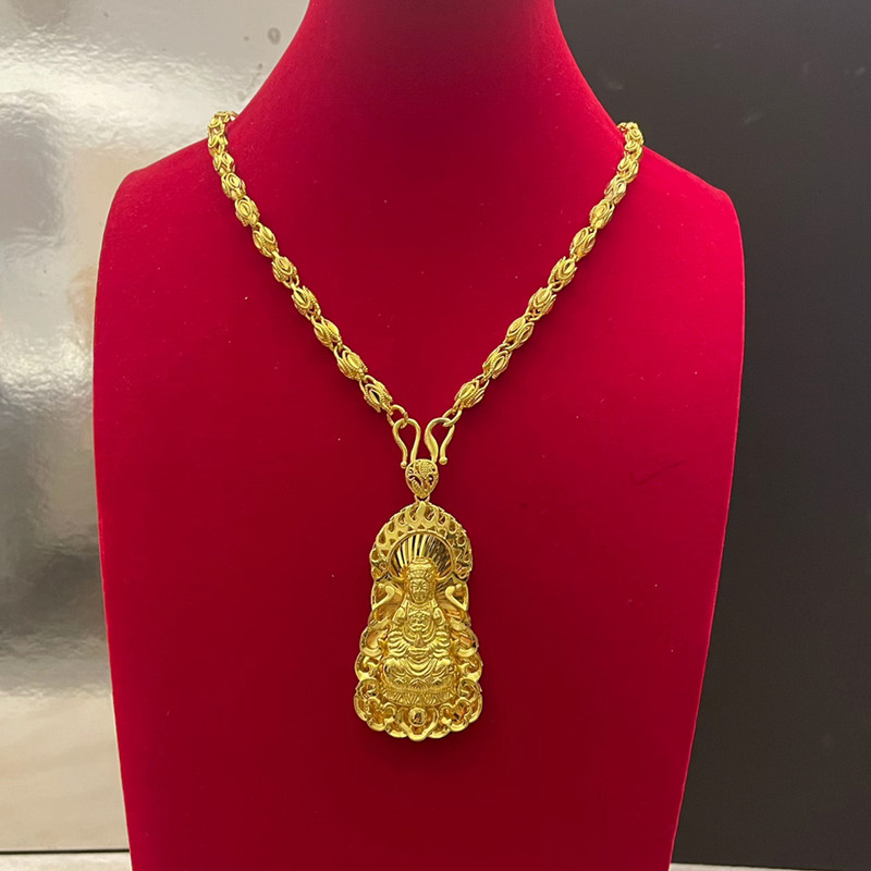 合金项链  【凤眼项链】 男款女士同款情侣款金色空心潮流精致饰品