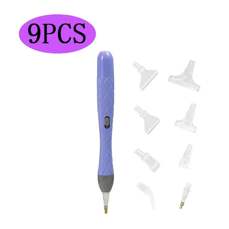 发光点钻笔钻石画点钻笔DIY钻石绣快速点钻工具套装