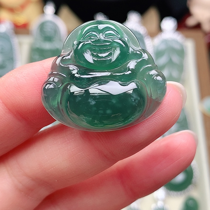 颈饰银S925镶嵌翡翠吊坠