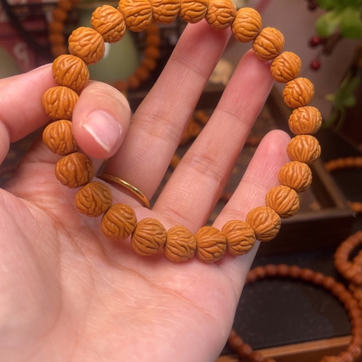 桃核吊坠龙纹桃核