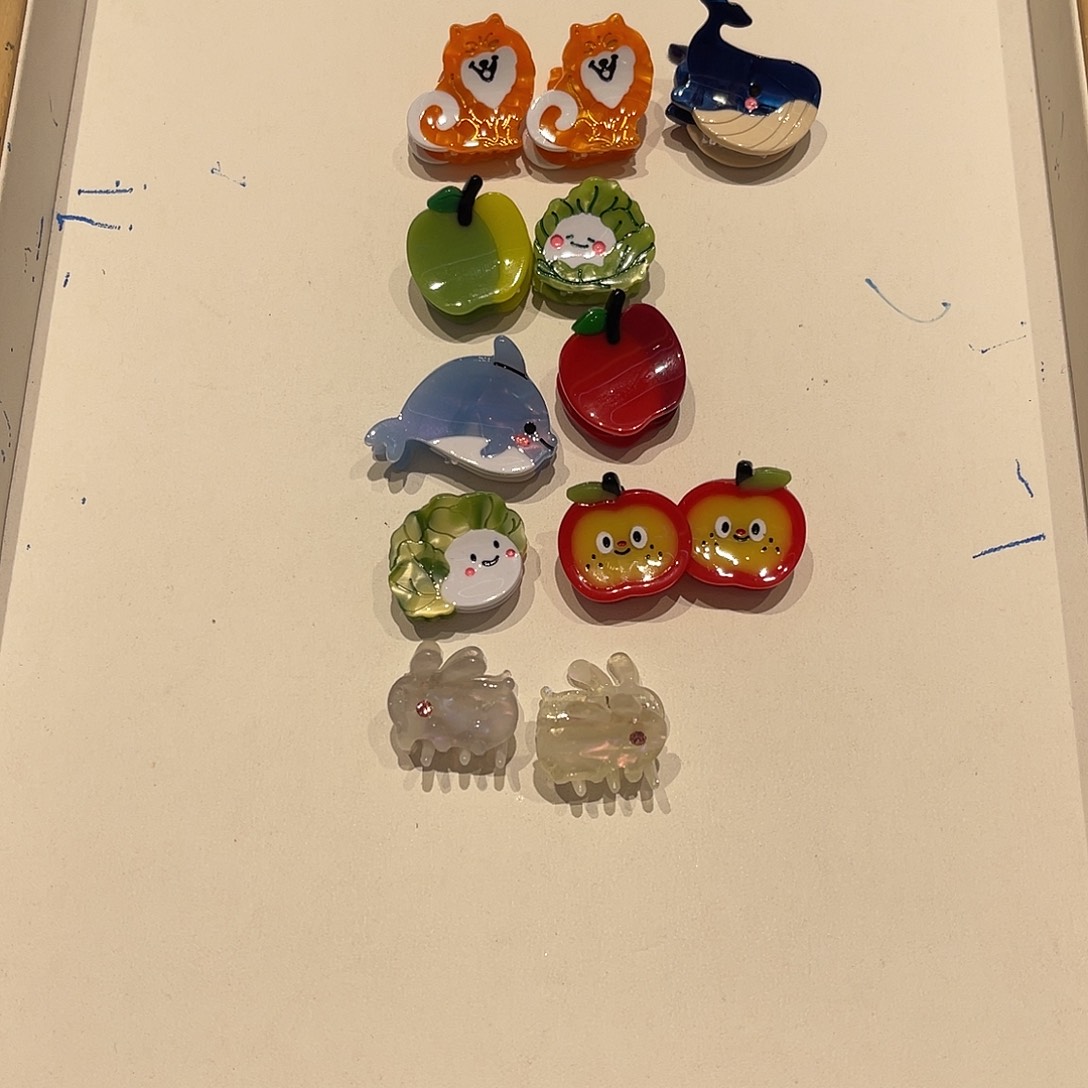 醋酸非金属刘海小抓