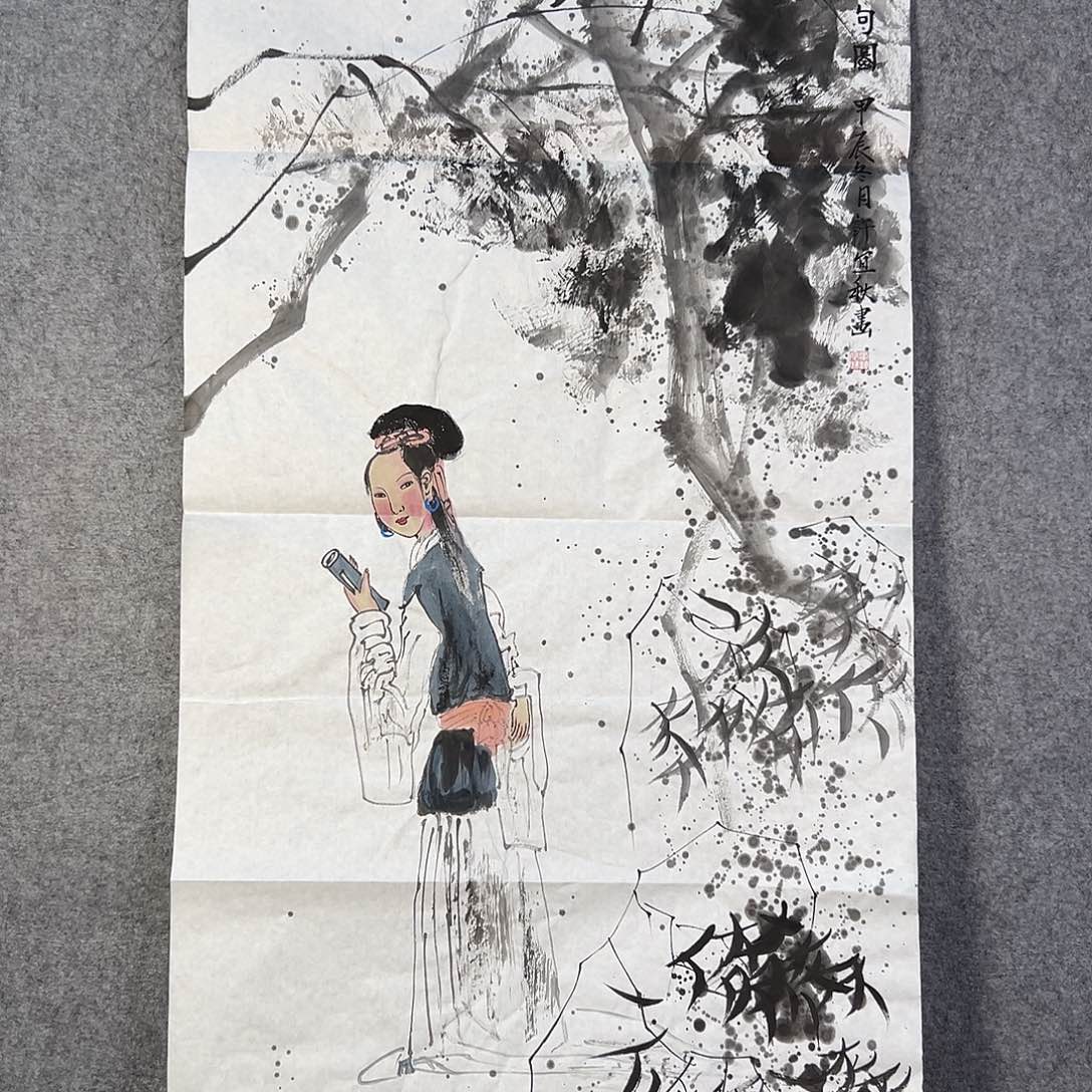 国画254 花鸟在此处飞翔也不太可能