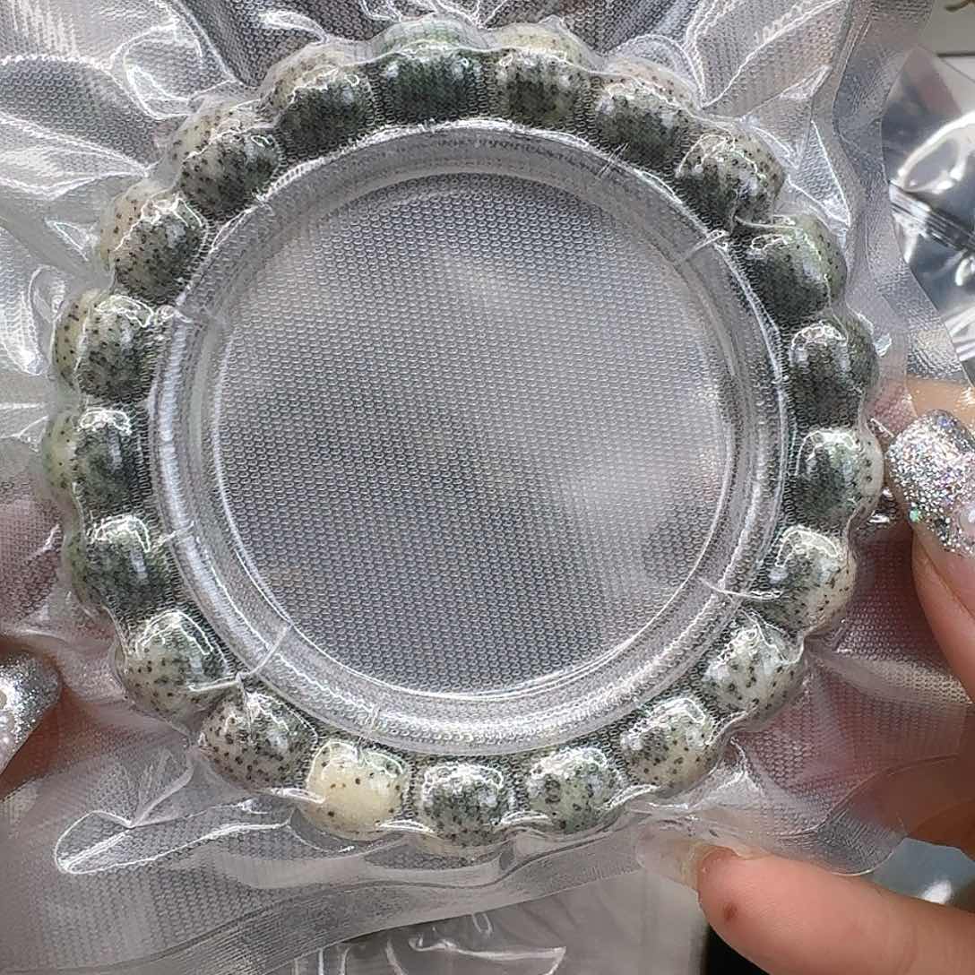 星月菩提手串19传说大眼睛绿包白星月菩提11桶单圈