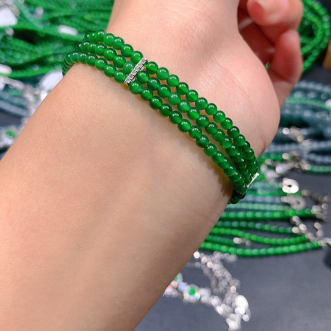 翡翠戒指未镶嵌天然翡翠