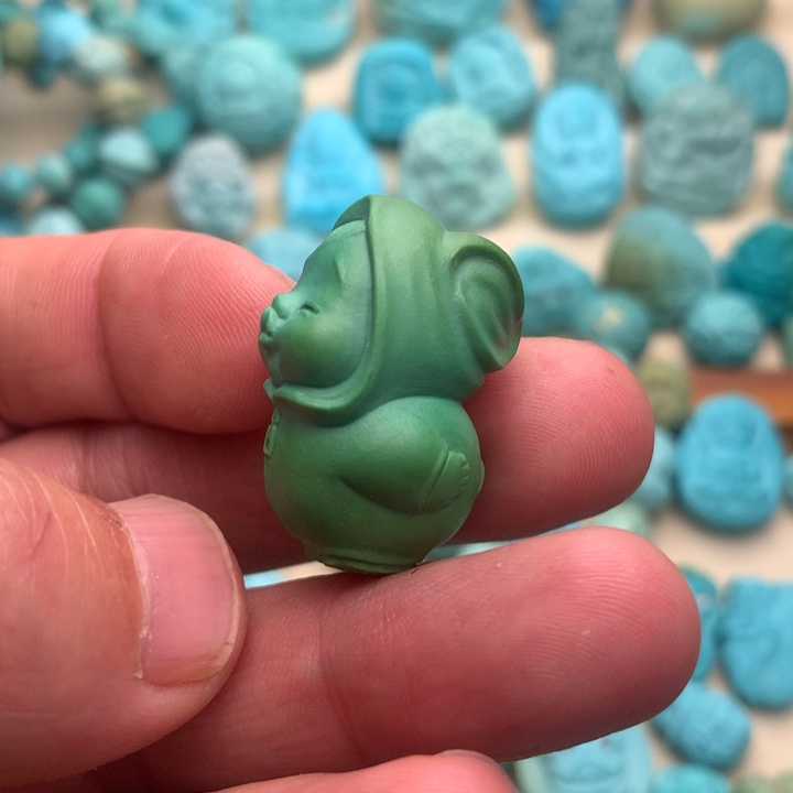 绿松石珠宝奇石未镶嵌?***?