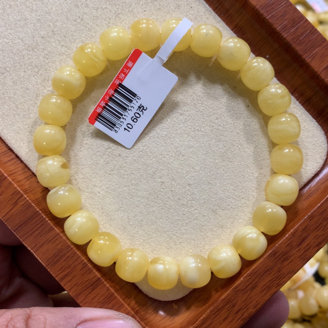 蜜蜡手链未镶嵌蜜蜡