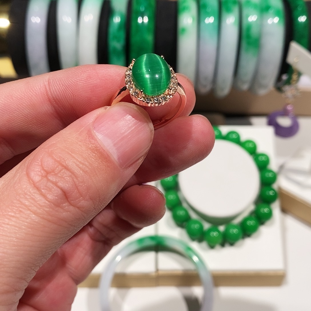 玛瑙/玉髓戒指合金