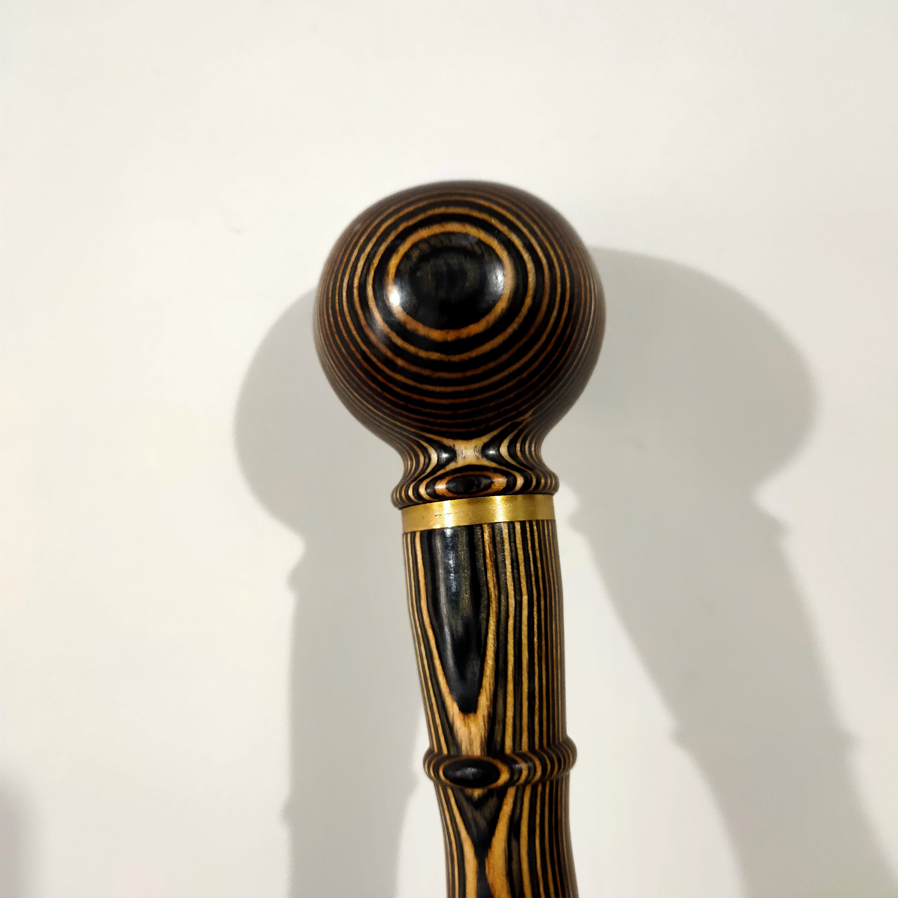 斑马木圆头手杖长度90厘米