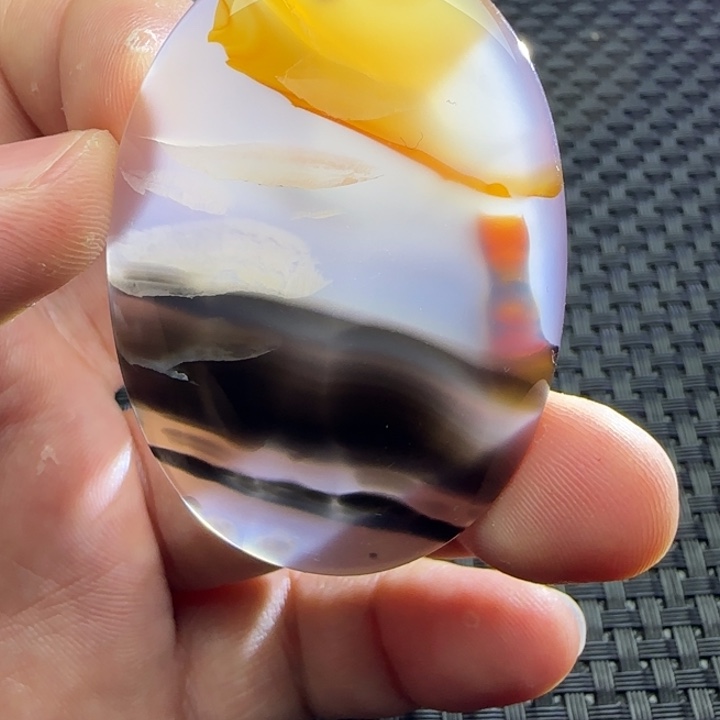 麦***嘟玛瑙/玉髓未镶嵌颈饰