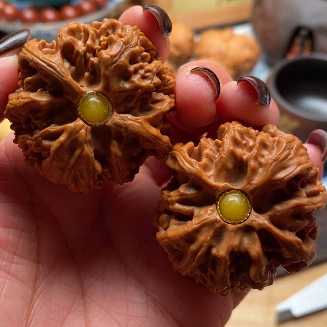 把件文玩核桃41尺苹果园狮子头