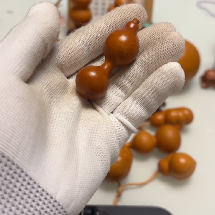 没***字天然手捻老皮葫芦