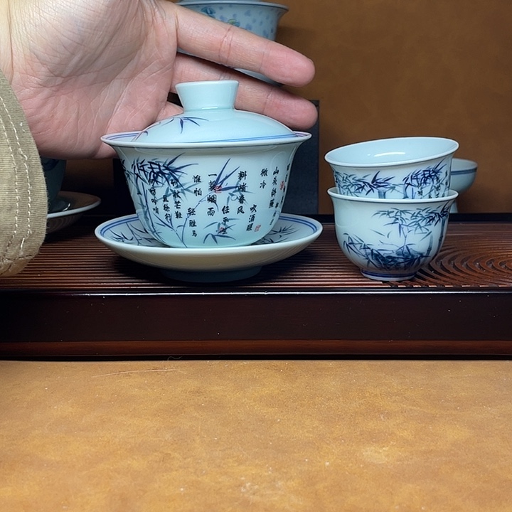 盖碗160➕公杯不带手柄加2个30杯子