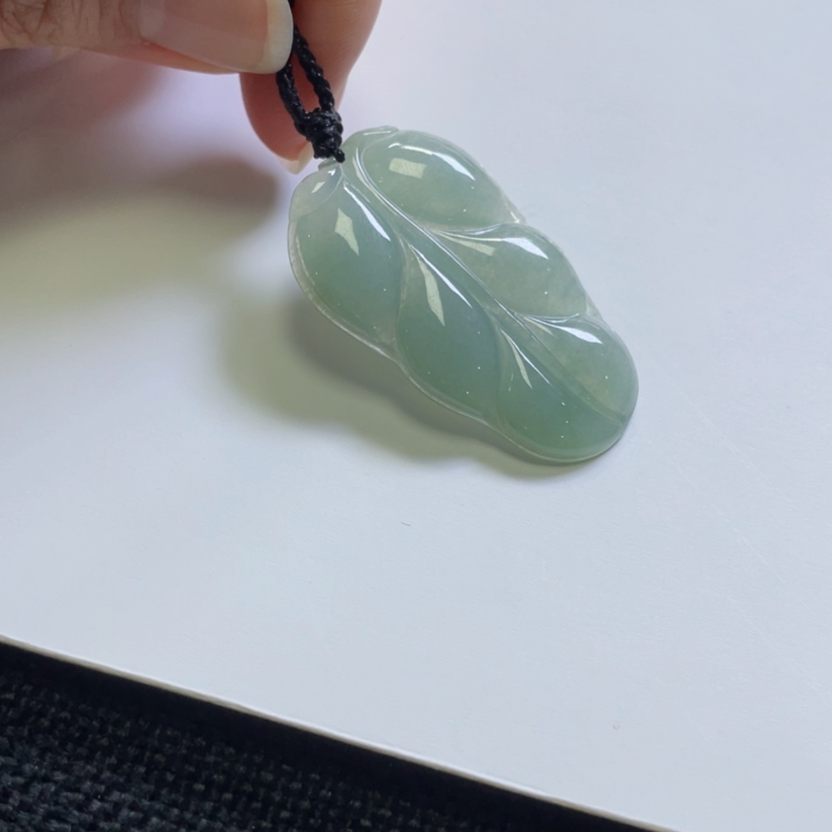 【闪购商品】翡翠颈饰未镶嵌冰晴绿金枝玉叶